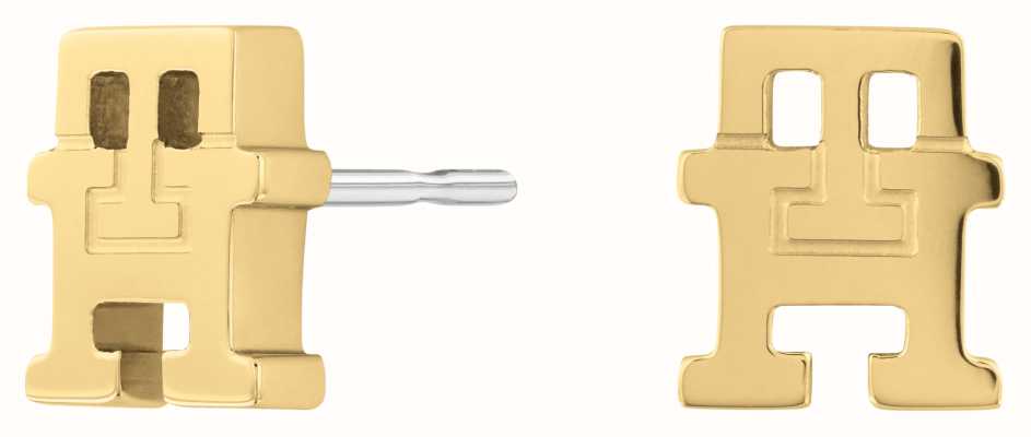 Tommy Hilfiger TH Initial Gold-toned Stud Earrings 2780717