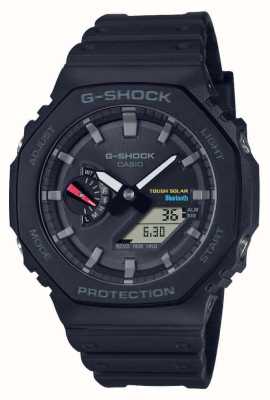Casio Mens Black Solar Power Watch With Resin Strap GA-B2100-1AER