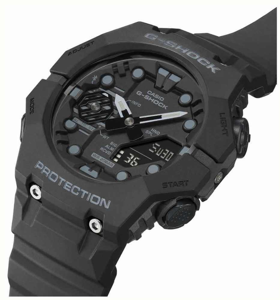 Casio Men's Bluetooth G-Shock Combi Black Integrated Bezel And Strap Watch  GA-B001-1AER First Class Watches邃｢ CAN
