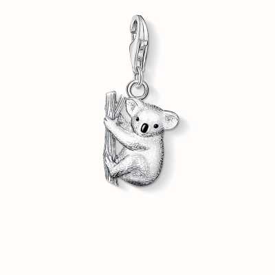 Thomas Sabo Koala Charm 925 Sterling Silver Cold Enamel 0643-007-12