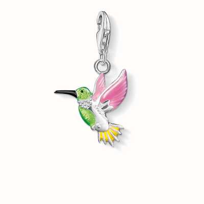 Thomas Sabo Hummingbird Charm Multicoloured 925 Sterling Silver Cold Enamel 0655-007-7