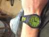 Customer picture of Superdry Men's Urban Blue Rubber Strap Green Dial SYG164UN